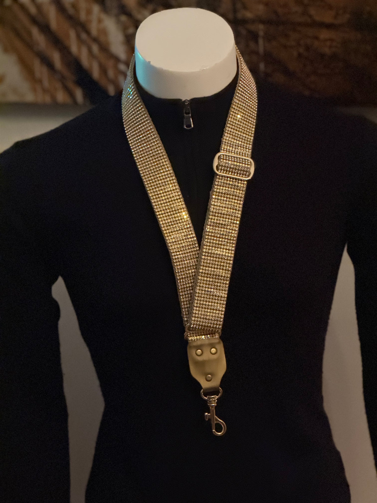 Limited editions (Golden Rhinestone) -  Vintage Seventies Saxophone Strap