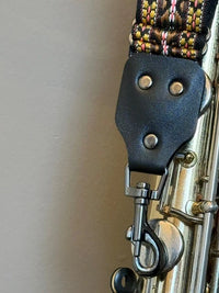 (Tunisia Brown Gold) - Vintage Seventies Saxophone Strap