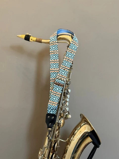 (You Stepped Out of a Dream Blue)   -  Vintage Seventies Saxophone Strap