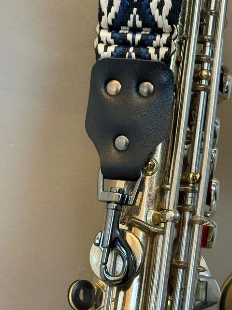 Body and Soul Blue) - Vintage Seventies Saxophone Strap