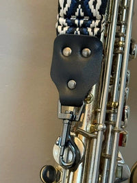 Body and Soul Blue) - Vintage Seventies Saxophone Strap