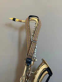 (Tunisia Brown Gold) - Vintage Seventies Saxophone Strap