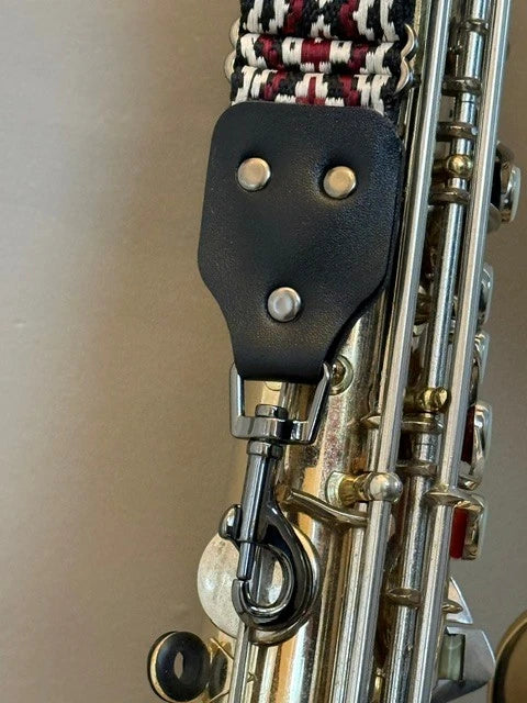 (Body and Soul - Red)   -  Vintage Seventies Saxophone Strap