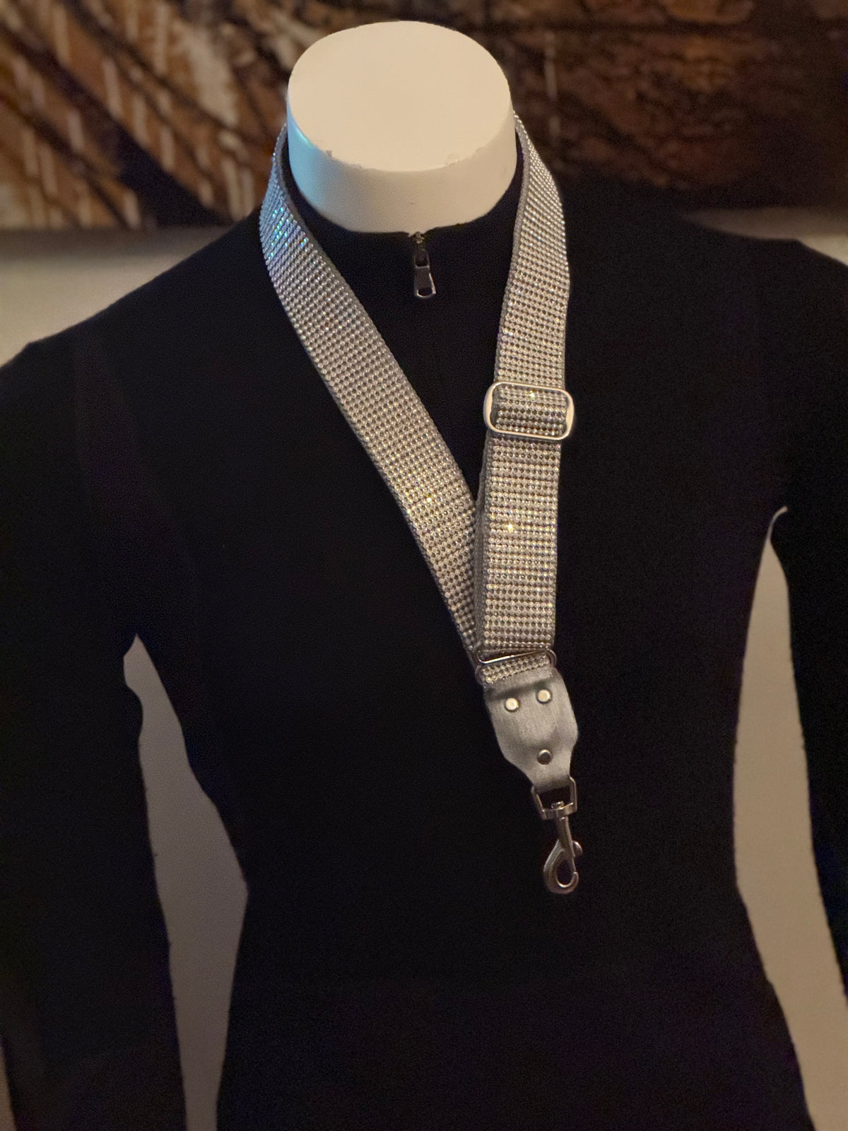 Limited editions (Silver Rhinestone) -  Vintage Seventies Sax Strap