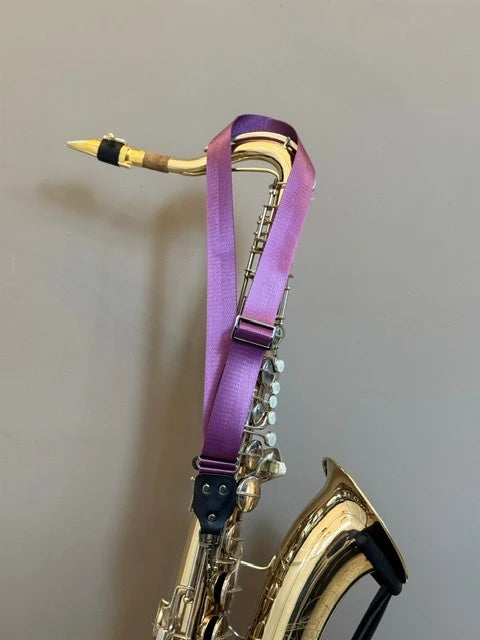 Seventies sax strap Purple Eye