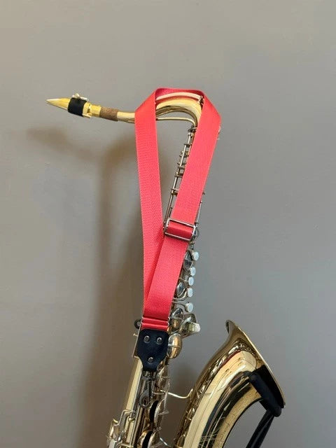 (Society Red) Funky Seventies Saxophone Strap