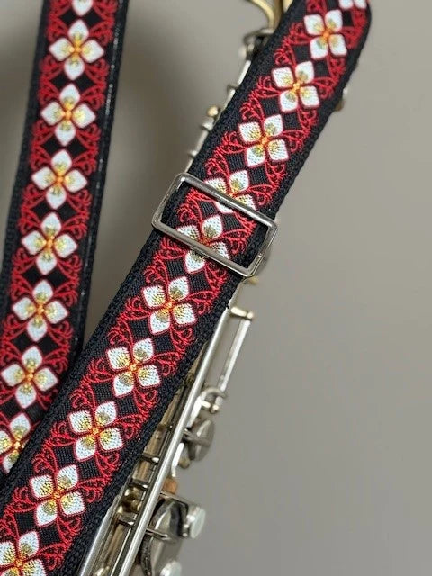 Vintage Seventies Sax Strap - Have no fear Dex is Here