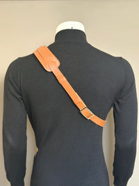 Brown Leather Saxophone Shoulder Strap