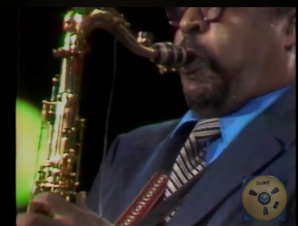 Gene Ammons “Just Jazz” 1971 Saxophone Strap — inspired by the legendary Gene Ammons Sextet performance from 1971.